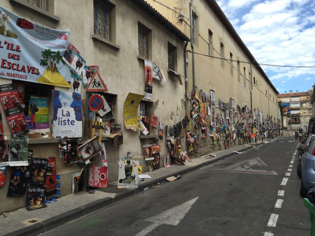 Avignon theater festival marketing