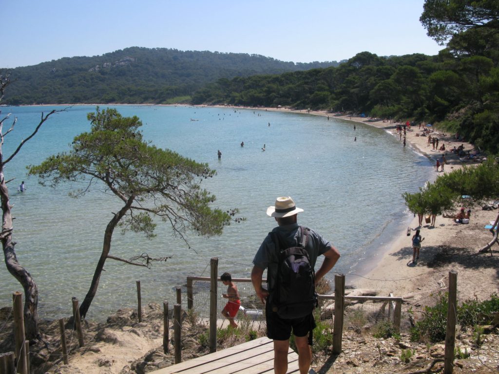 Plage Notre Dame Porquerolles strand