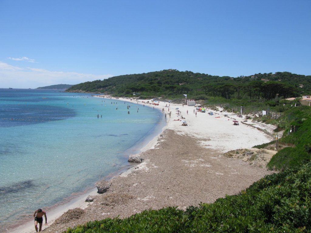 Saint Tropez strande Frankrig