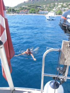 Svømning Middelhavet Rade d'Agay