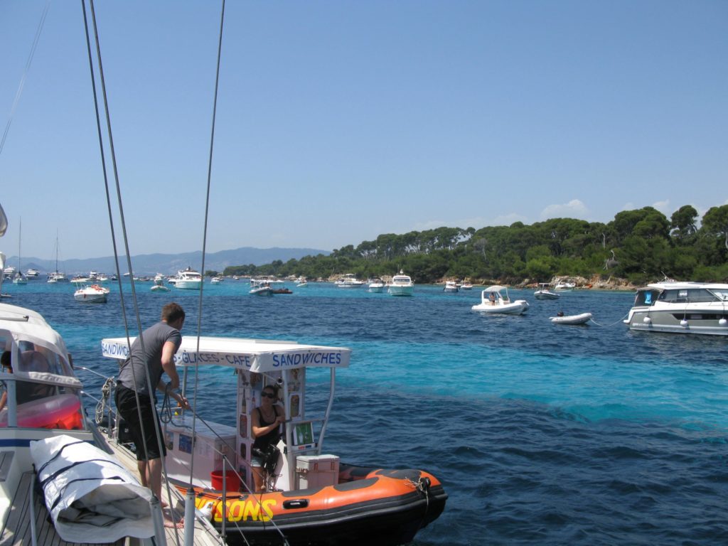 Îles de Lérins anchorages