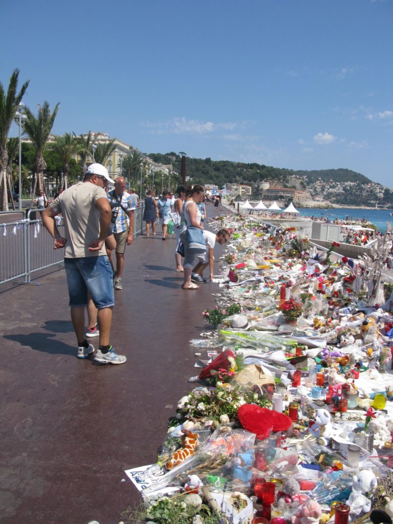 Nice Promenade d'anglais terror mindesmærke