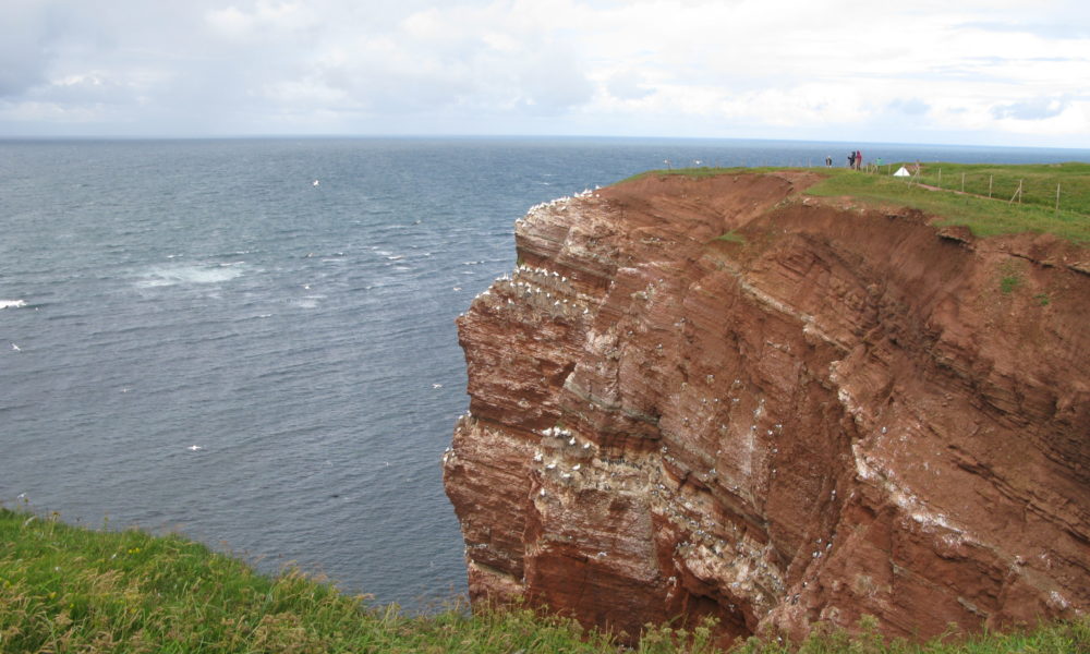 Vinden hyler. Regnen plasker. Vi tager ekstra dag på Helgoland