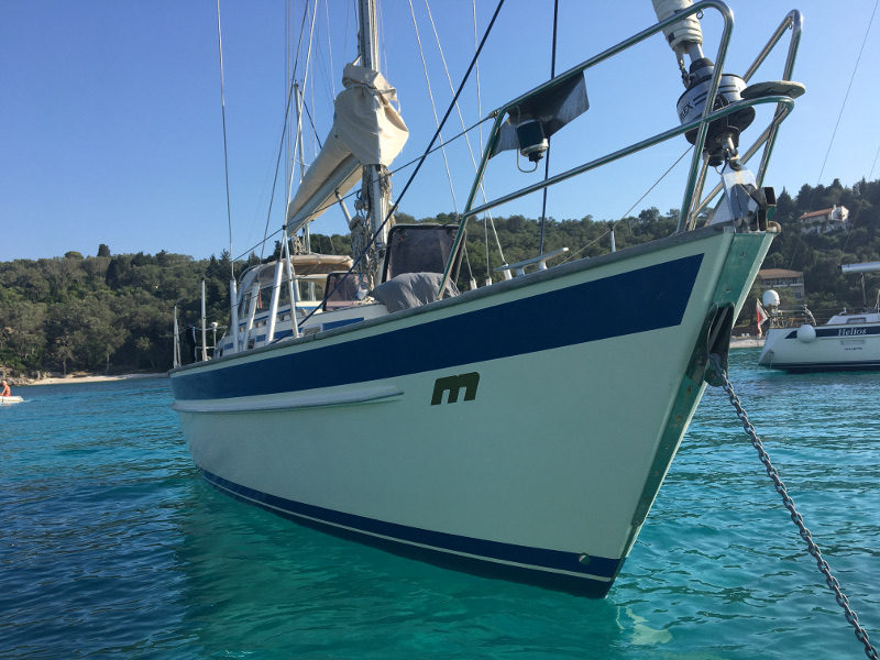 Lakka at Paxos – the most beautiful ankering